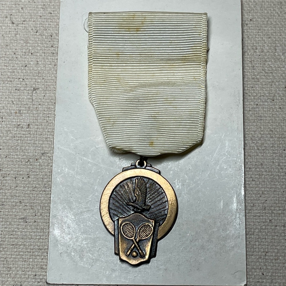 Vintage 1953 Tennis Medal